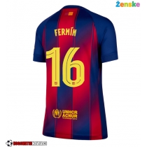 Ženske Nogometnih dresov Barcelona Fermin Lopez #16 Domači 2025-26 Kratki rokavi